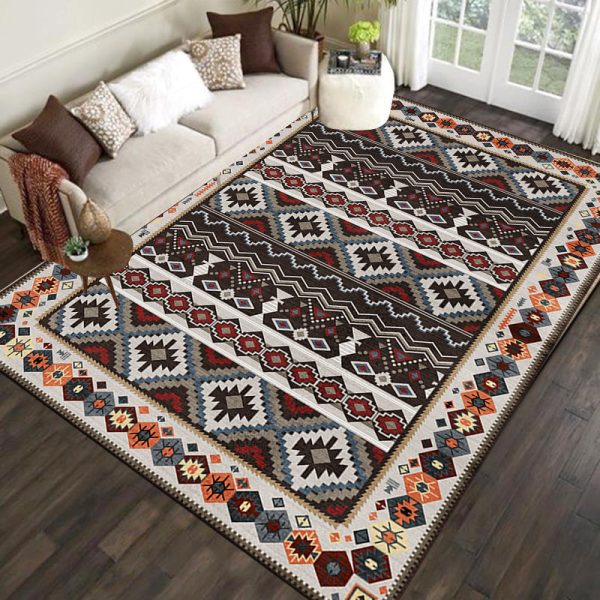 Turkish national style retro living room rug