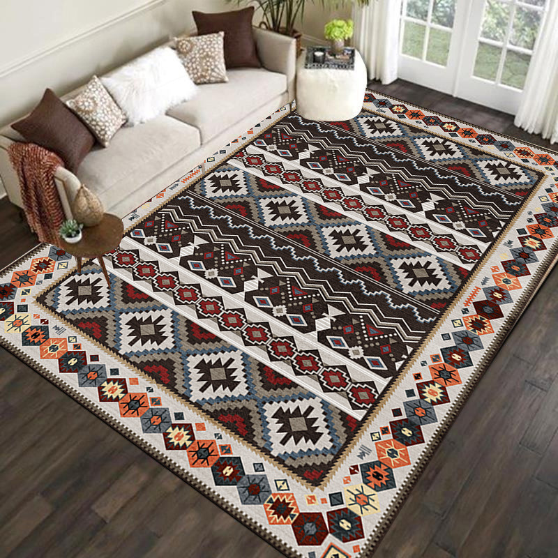 Turkish national style retro living room rug