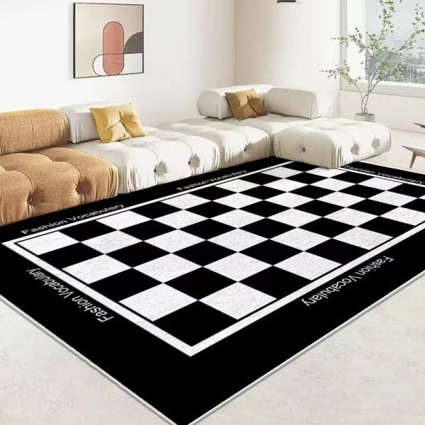 Small fresh warm simple living room carpet