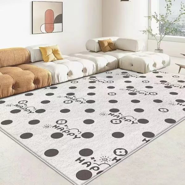 Small fresh warm simple living room carpet