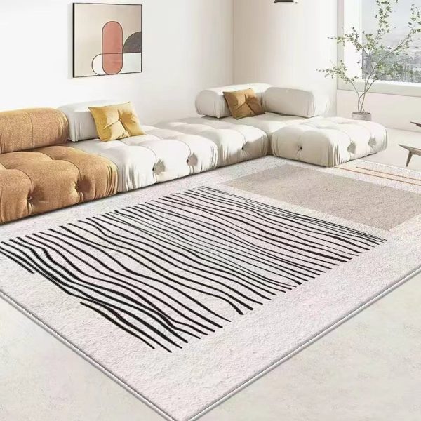 Small fresh warm simple living room carpet