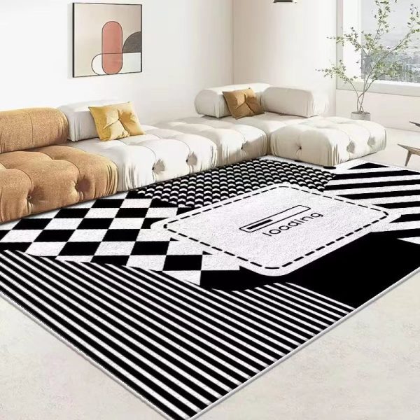 Small fresh warm simple living room carpet