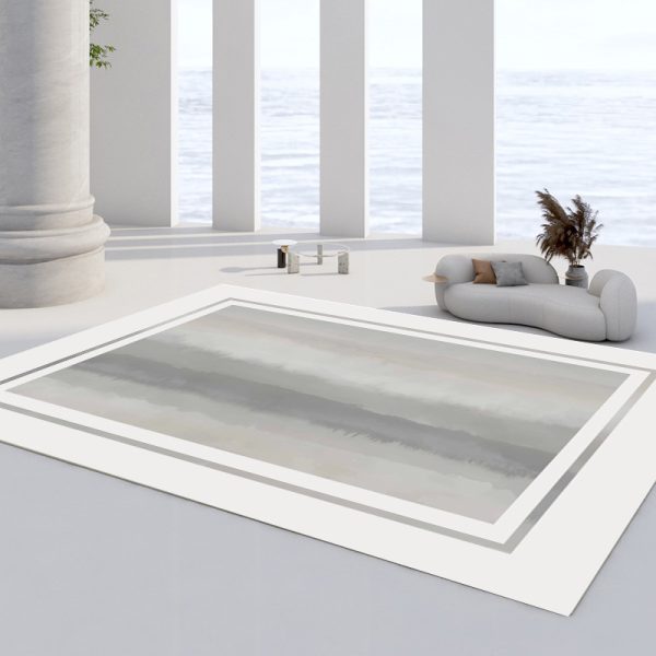 Modern minimalist ink style landscape painting living room carpet