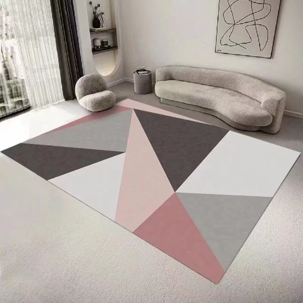 Nordic rhombus living room rug