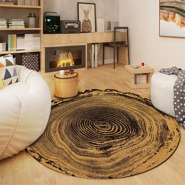 Nordic rhombus artistic living room rug