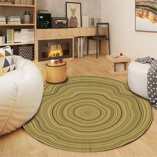 Nordic rhombus artistic living room rug
