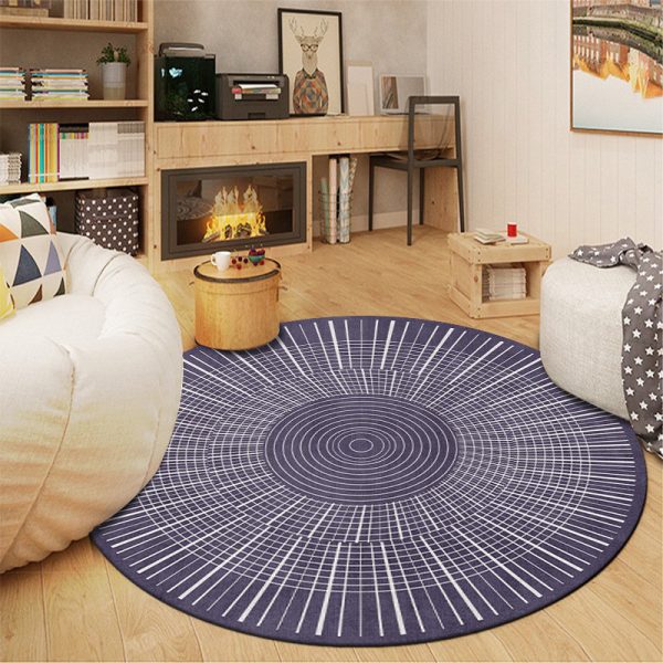 Nordic rhombus artistic living room rug