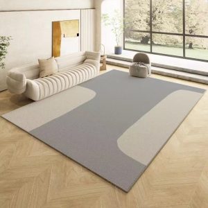 Simple circle velvet petty bourgeoisie living room rug