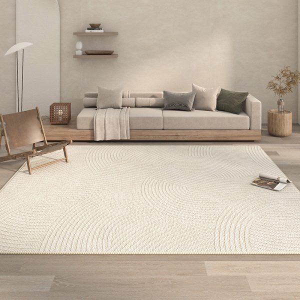 Roman pattern simple line design living room rug
