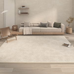 Roman pattern simple line design living room rug
