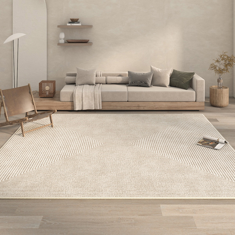 Roman pattern simple line design living room rug