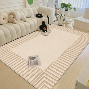 Simple Design Faux Cashmere Comfortable Soft Living Room Rug