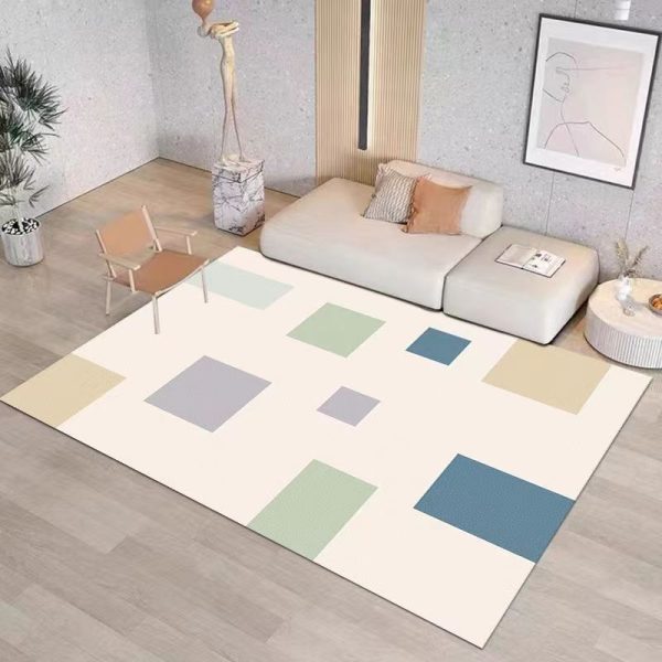 Simple healing warm water-proof PVC living room carpet