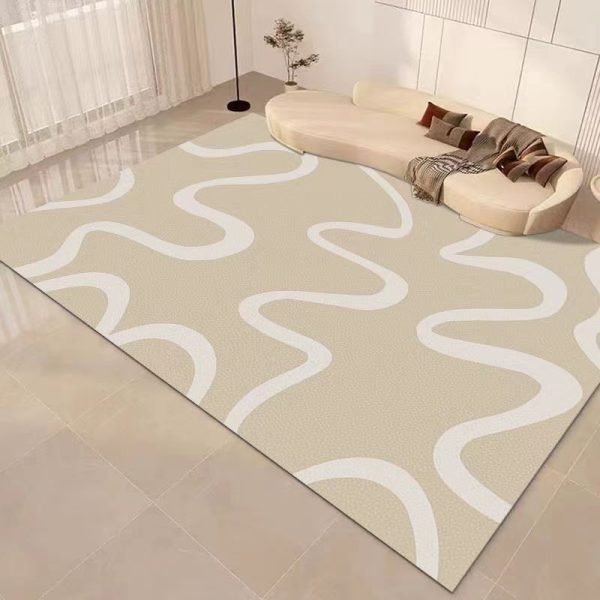 Simple healing warm water-proof PVC living room carpet