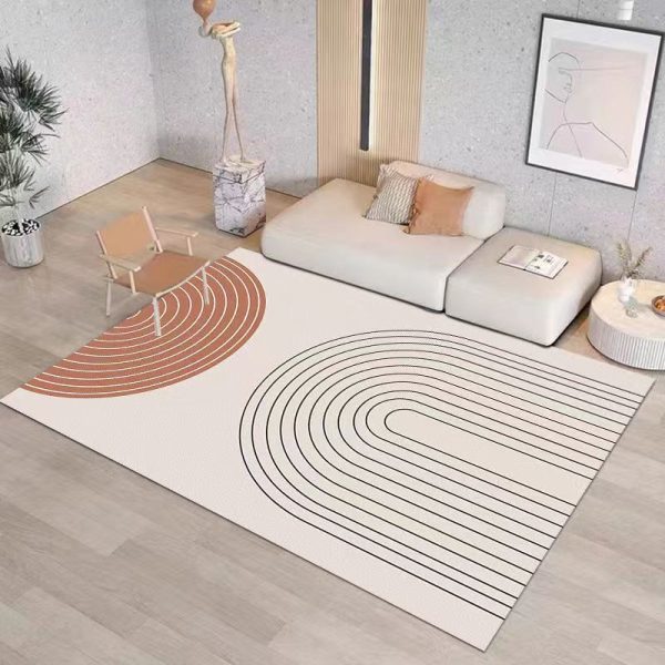 Simple healing warm water-proof PVC living room carpet