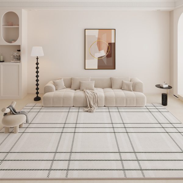 Modern high-end minimalist comfortable soft waxy living room carpet