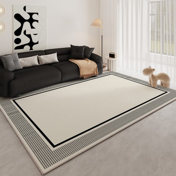 Modern high-end minimalist comfortable soft waxy living room carpet
