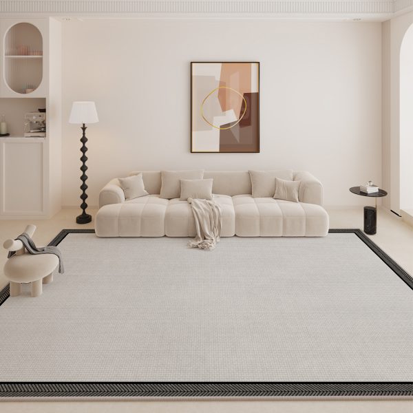 Modern high-end minimalist comfortable soft waxy living room carpet