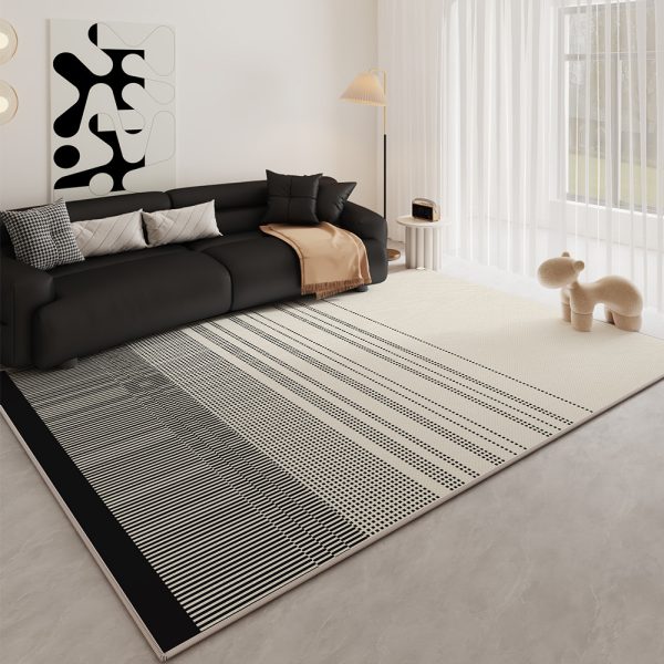 Modern high-end minimalist comfortable soft waxy living room carpet