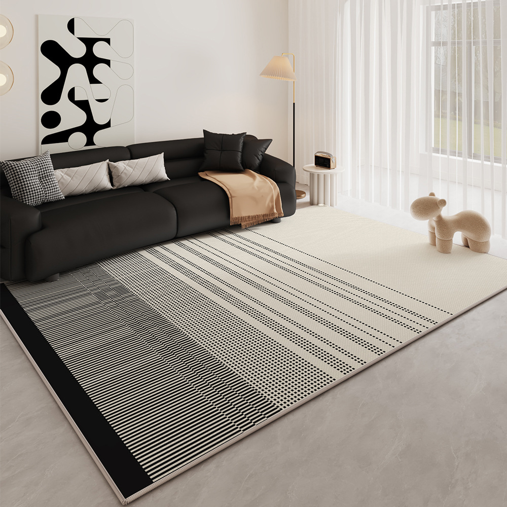 Modern high-end minimalist comfortable soft waxy living room carpet