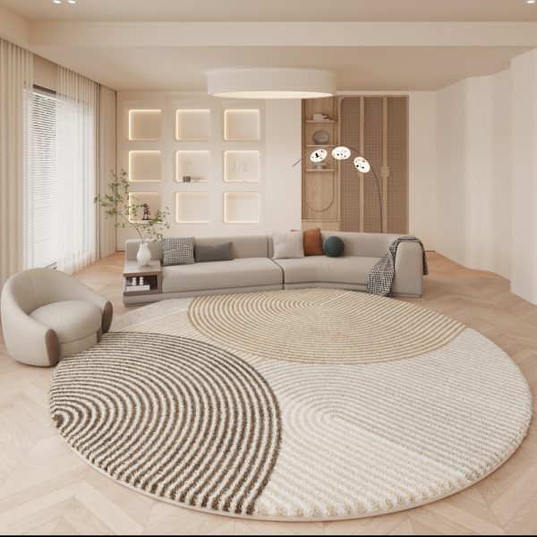 Nordic simple line geometric living room carpet non-slip soft