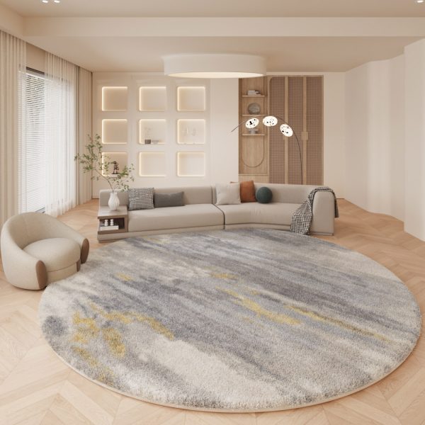 Nordic simple line geometric living room carpet non-slip soft