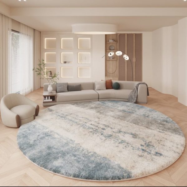 Nordic simple line geometric living room carpet non-slip soft