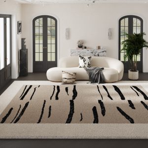 French simple light luxury imitation cashmere living room carpet skin-friendly