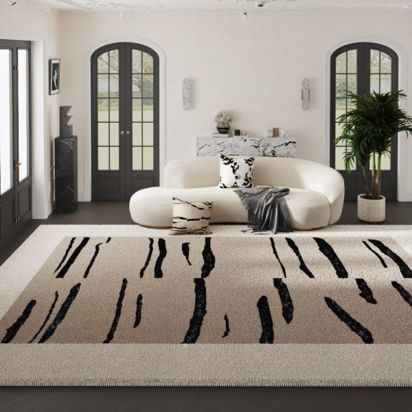 French simple light luxury imitation cashmere living room carpet skin-friendly