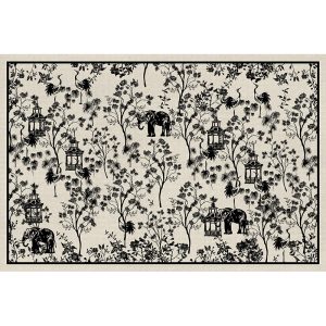French retro light luxury high-end ink style living room carpet