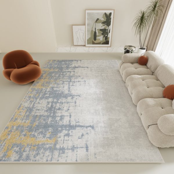 Nordic ins style high-level reflection ripple living room carpet