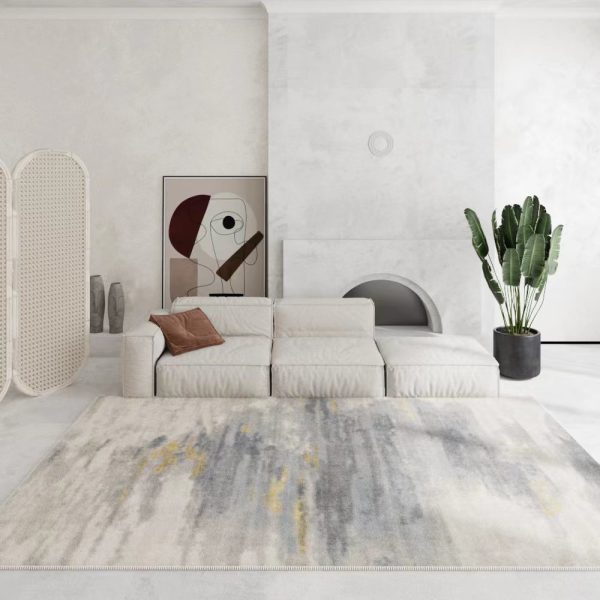 Nordic ins style high-level reflection ripple living room carpet