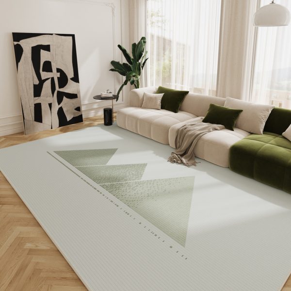 French fresh green simple mountain color living room carpet