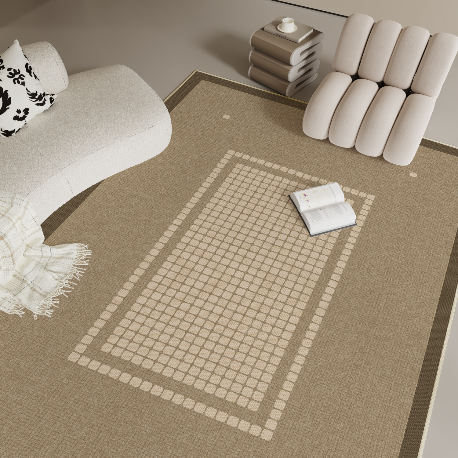 Advanced Warm Exquisite Non-slip Thickened Living Room Carpet