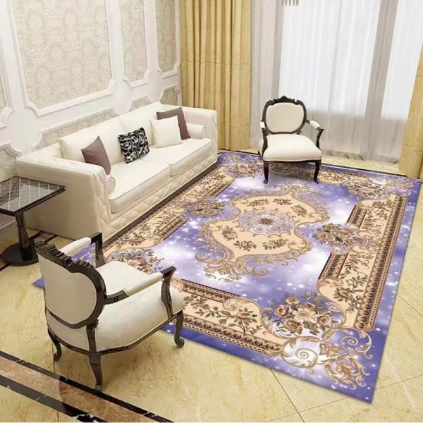 European style villa luxury and comfortable living room carpet