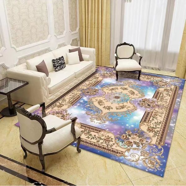 European style villa luxury and comfortable living room carpet