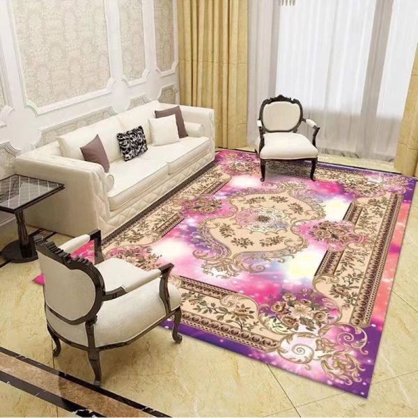 European style villa luxury and comfortable living room carpet