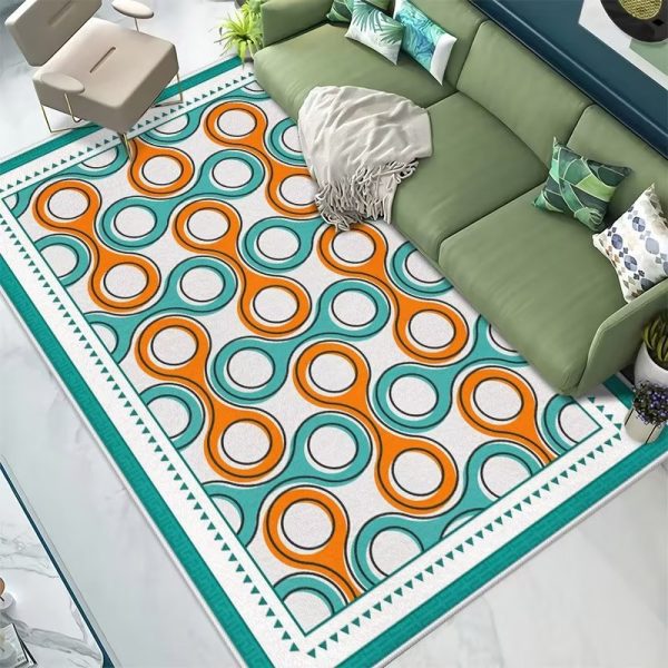 Nordic Simple and Comfortable High Resilience Pile Living Room Rug