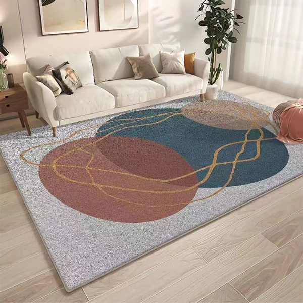 Fashion light luxury boutique non-slip absorbent living room carpet