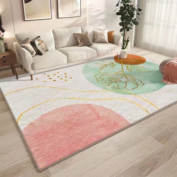 Fashion light luxury boutique non-slip absorbent living room carpet