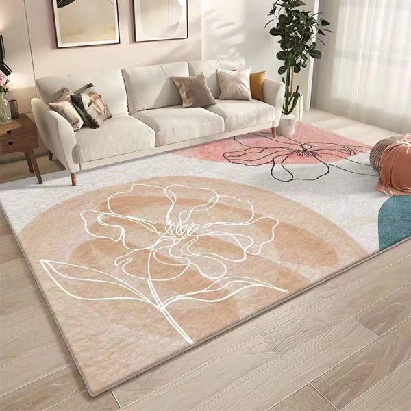 Fashion light luxury boutique non-slip absorbent living room carpet