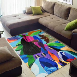 American fashion 3D digital personalized printing comfortable living room rug