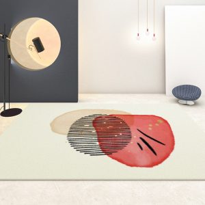 Simple wabi-sabi style gentle style comfortable and soft living room carpet