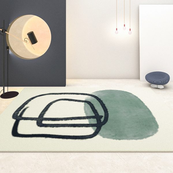 Simple wabi-sabi style gentle style comfortable and soft living room carpet