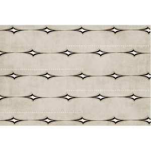 Modern abstract painting lines Wabi-sabi style imitation mink velvet living room rug