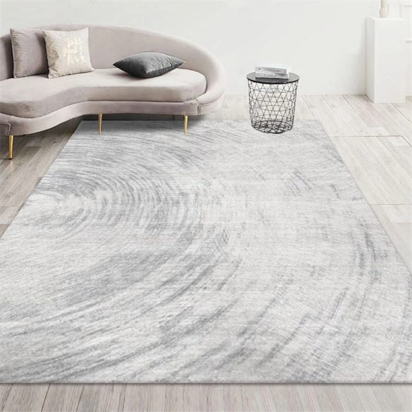 Nordic Encrypted Imitation Cashmere Blooming Wealthy Theme Living Room Rug