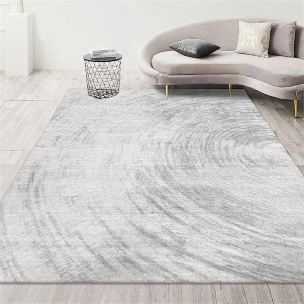 Nordic Encrypted Imitation Cashmere Blooming Wealthy Theme Living Room Rug