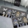 Cute Dogs Kitchen Rugs Floor Mat