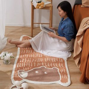 Alien White Bear Soft and Cozy Children's Bedroom Rug