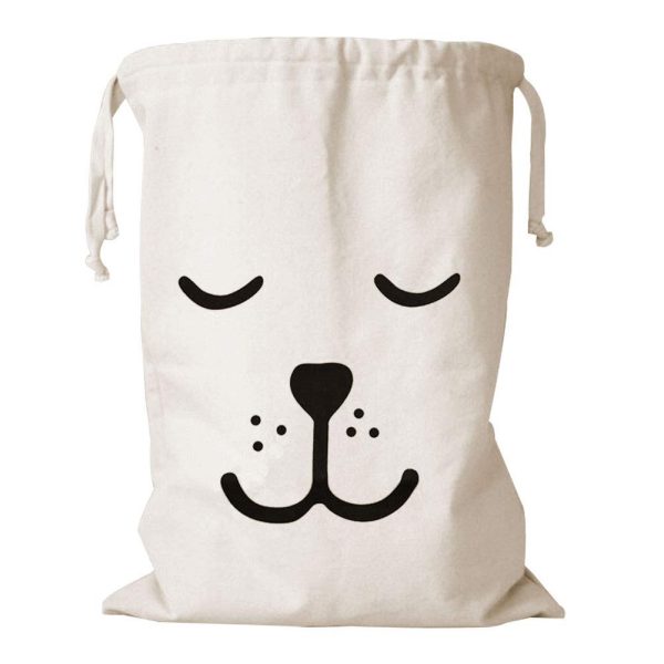 Canvas Duffle Storage Heavy Basket Laundry Bag